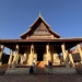 Vue extérieure du sanctuaire Si Muang à Vientiane Vue extérieure du sanctuaire Si Muang à Vientiane