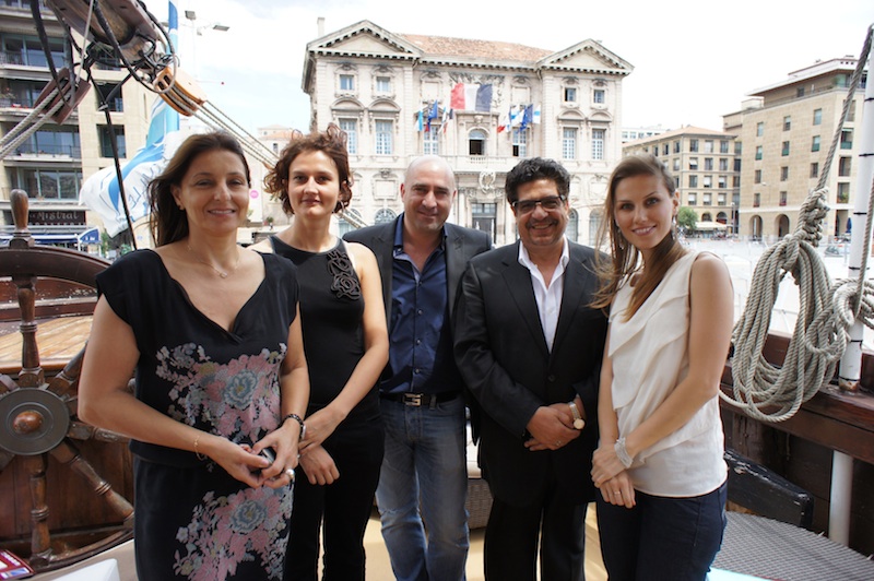 L'équipe de Tour Indicom à Marseille avec le réceptif Abbey Tours