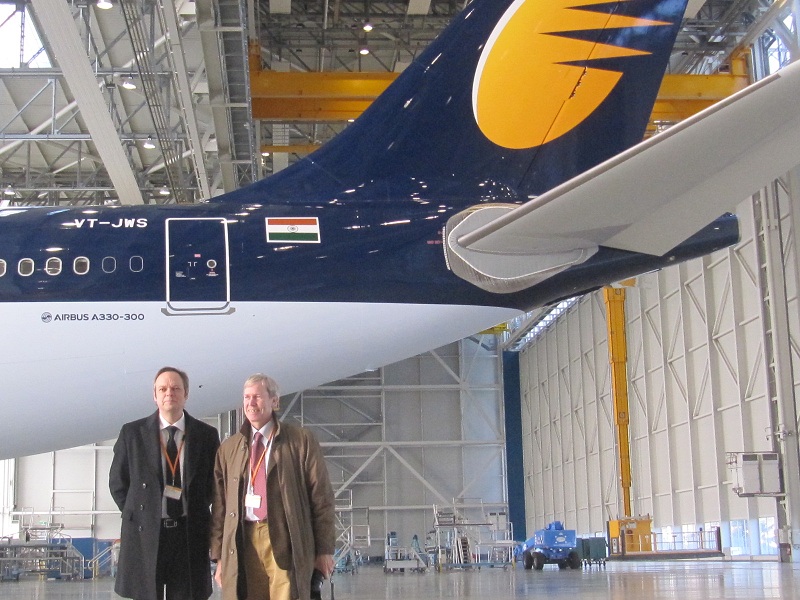 Pose fuselage Jet Airways Livraison