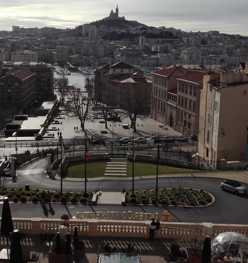 Vue depuis l'Intercontinental Marseille
